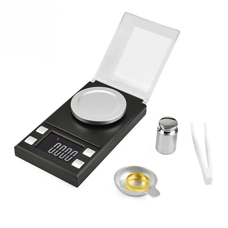 

50g/0.001g LCD Digital Jewelry Scales Lab Weight High Precision Scale Medicinal Use Portable Mini Electronic Balance