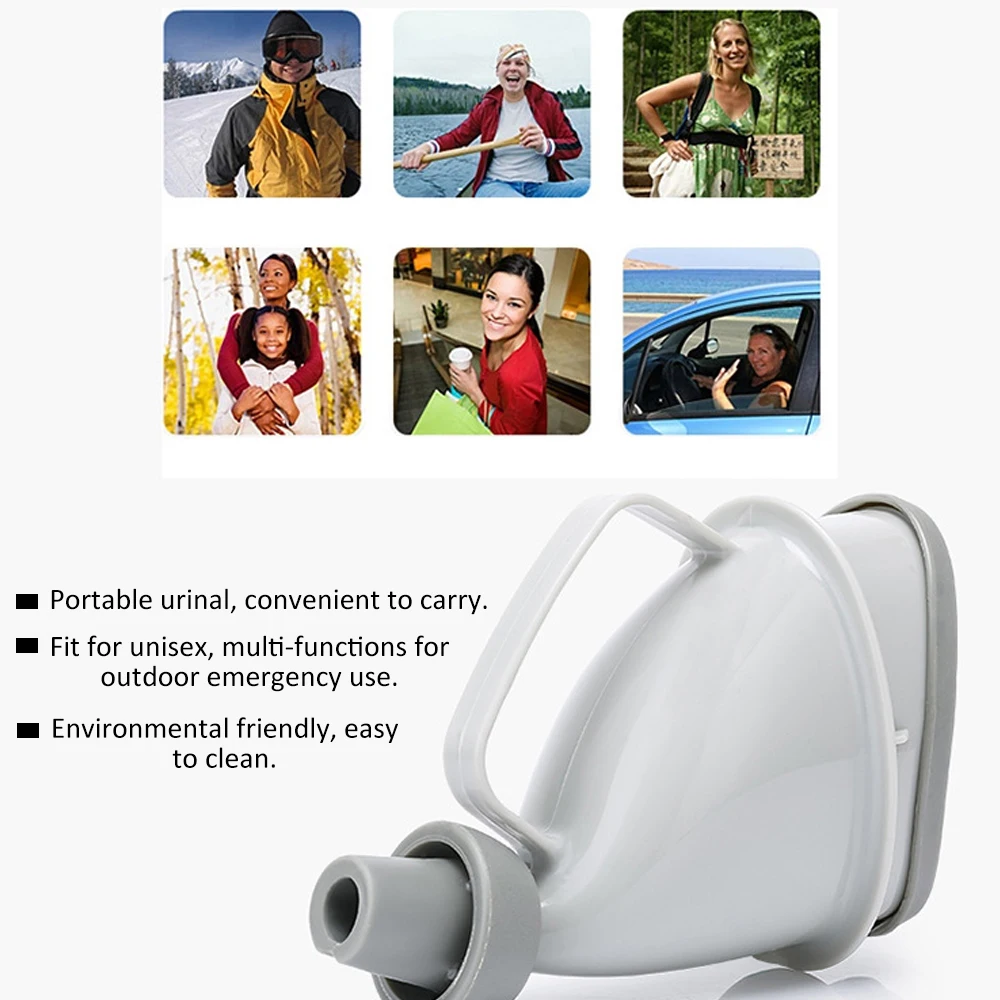 

Portable Car Travel Outdoor Adult Urinals for Man Woman Potty Funnel Peeing Camping Toilet Emergency Traffic Urinate Tool Bottle