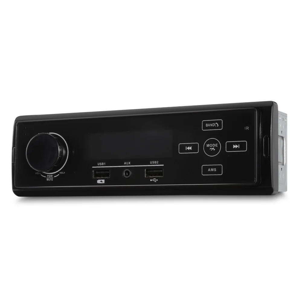 12V Bluetooth Auto Car Radio 1DIN Stereo Audio MP3 Player FM Radio Receiver Support Aux Input USB MMC with Remote Control