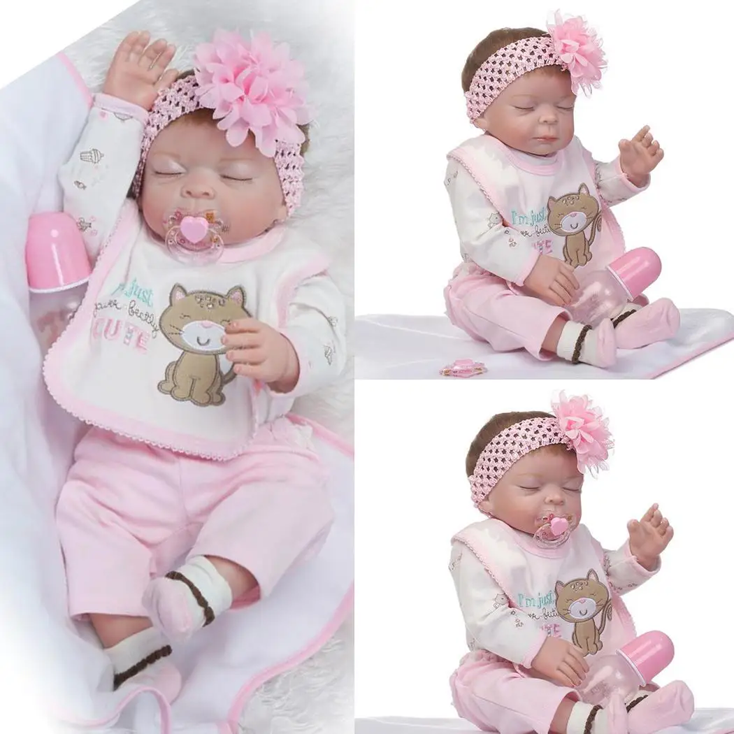 Reborn WispyThick Eyelashes Black For Reborn Toddler Baby Dolls /<3!!.