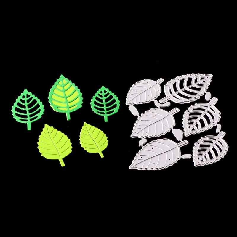 

Stamps Craft Embossing Stencil For DIY Scrapbooking Handicrafts Photo Album Decorative Leaves Cutting Dies Metal 6pcs/set