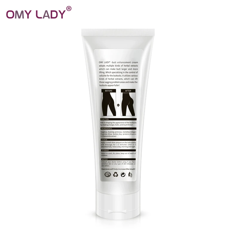 Коллагеновый крем для богатых ягодиц OMY LADY эффективный подтяжки бедер и