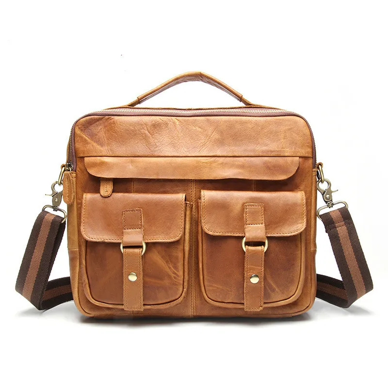 Genuine Leather Bag Men Handbag Designer Briefcase Men Messenger Bag S662-40 Cross Body Bags Vintage Satchel Genuine Leather Bag Men Handbag Designer Briefcase Men Messenger Bag S662-40 Cross Body Bags Vintage Satchel