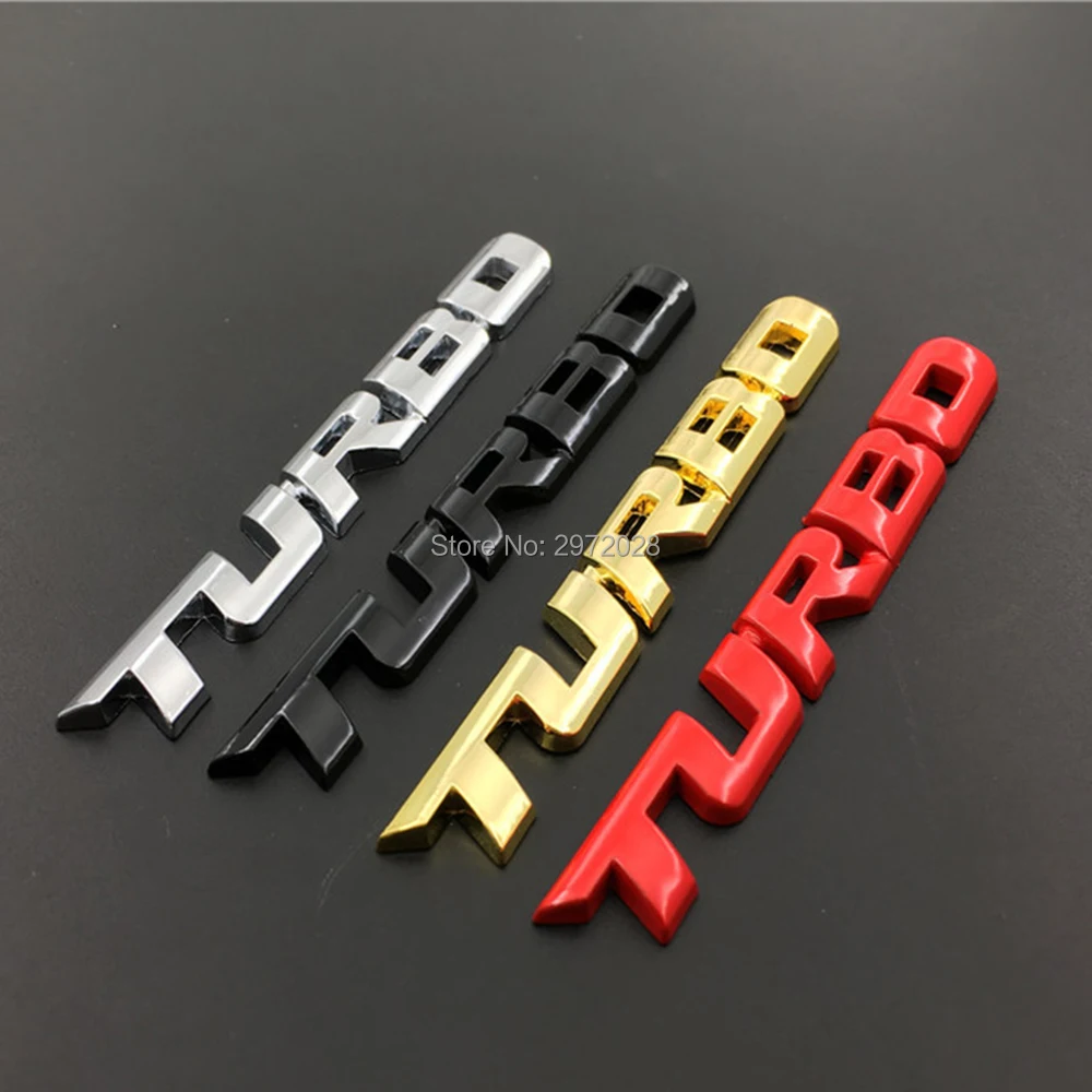 Новый Стайлинг автомобиля Turbo Boost загрузка увеличения 3D металлический