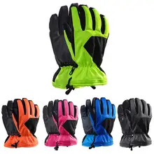 5 цветов, Универсальные лыжные перчатки, зимние, теплые, для верховой езды, водонепроницаемые, защитные, Утолщенные, для велоспорта, противоскользящие, уличные перчатки S/M/L/XL