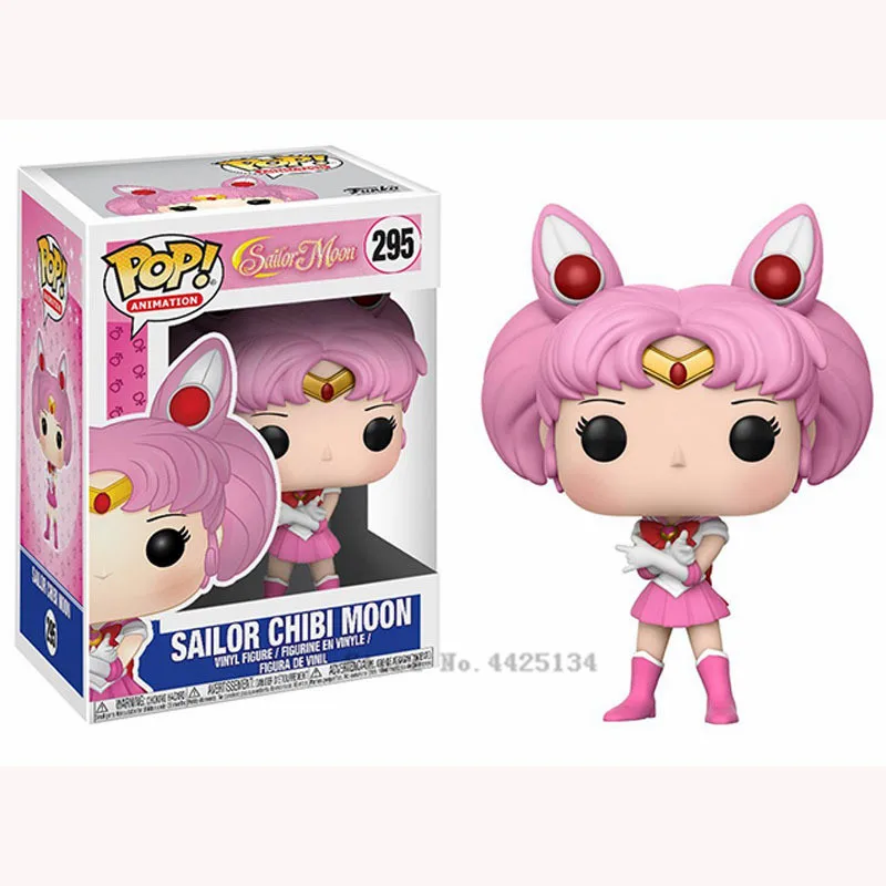 Funko pop Sailor Moon & Luna / CHIBI MOON SAILOR PLUTO NEPTUNE/ URANUS PVC фигурка Коллекционная модель