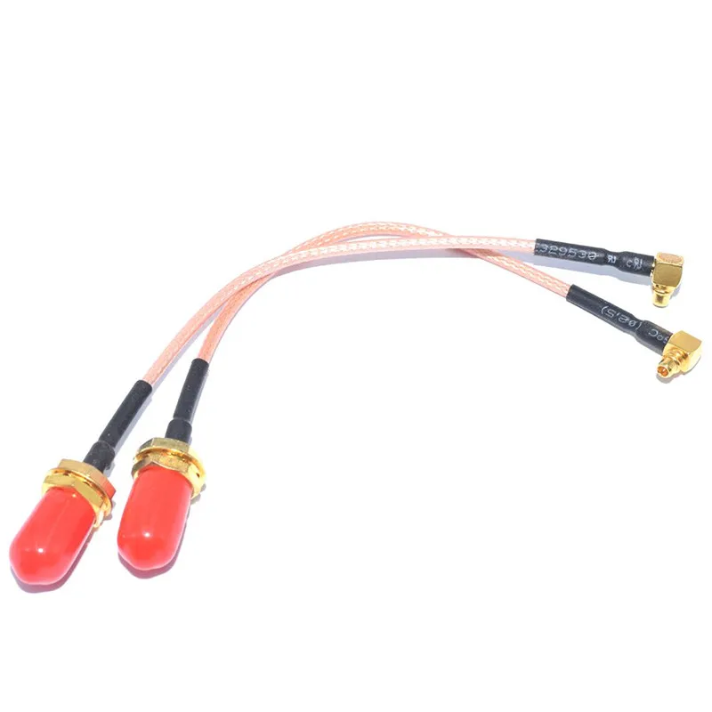 

2PCS MMCX to SMA Male Adapter Cable 10cm Conversion Wire For FPV Transmitter VTX / Receiver VRX Antenna Spare Part DIY Accs