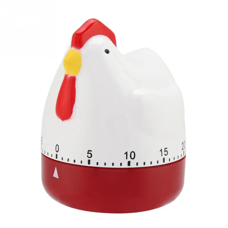 

NEW Lovely Chicken Timer Mechanical Kitchen Cooking Alarm Clock for Home Decor Timing Reminder Kitchen Timers