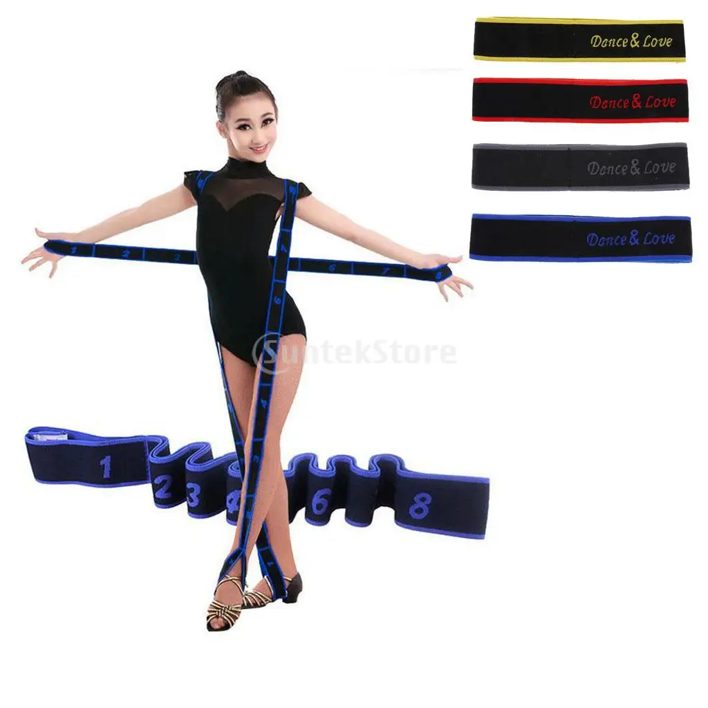 8 Loops Latin Dance Training Resistance Band Workout Gymnastics Belt