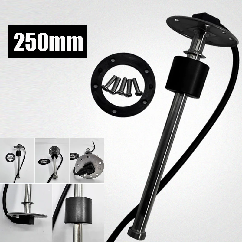

250mm 240-33 Ohms Marine Boat Water Fuel Sending Unit Tank Level Sender Sensor