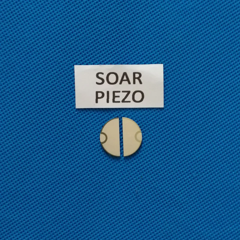 

20mm*2.5MHz Semicircle Piezo Electric Ceramic Fetal Heart Monitoring Transducer PZT Crystal Sensor Chips/ A Pair
