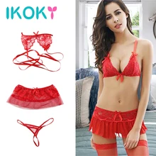 IKOKY, сексуальное женское белье, трусики-стринги, кружевное нижнее белье, Экзотическая одежда, сексуальные костюмы, эротическое белье, интимные игрушки для женщин