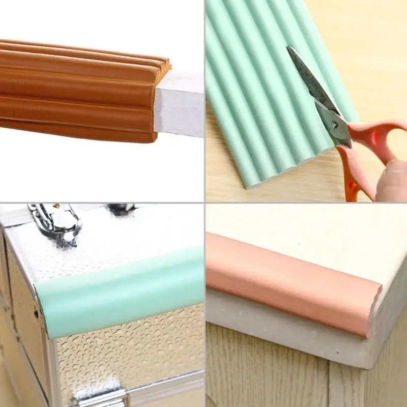 

Baby Protector NBR Table Guard Strip Safety Crash Bar 2019 Rubber Baby Protection Cushion Guard Softener Bumper Reassuring