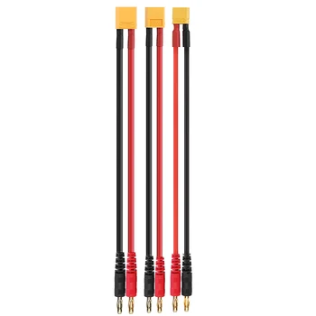 

CLAITE 12AWG XT30/XT60/XT90 Plug to 4.0 Banana Plug Silicone Charging Cable for B6 AC Balance Charger