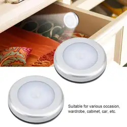 6LED шкаф ночник Настенный ночник сенсорный датчик ночник беспроводной батарейный светильник с датчиком движения для лестничного шкафа