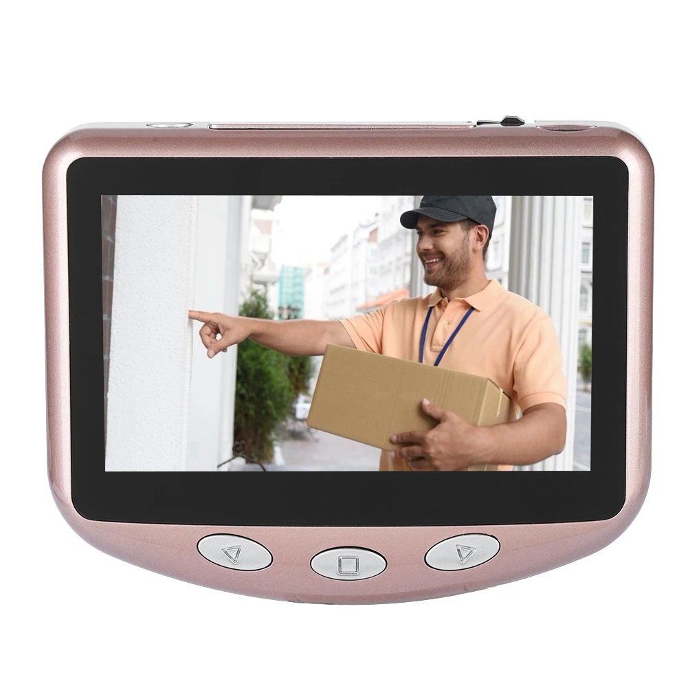 

Home 720P HD Smart WiFi Video Doorbell with Camera Wireless IR Intercom Door Bell 1.0MP High Definition with LED Display