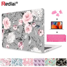 Пластиковый чехол для ноутбука с цветочным принтом для MacBook Air Pro retina 11 12 13 15 для Mac book Air Pro 13,3 дюймов A2159 сенсорная панель