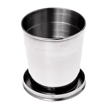Складная чашка Складная кружка Выдвижная чашка туризм; Кемпинг 240 мл брелок