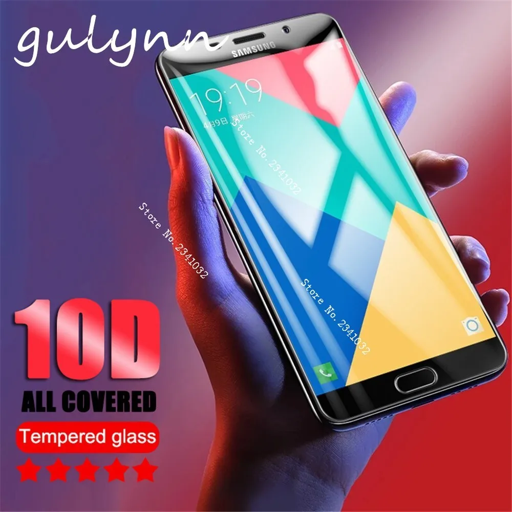 10D полное покрытие закаленное стекло для Samsung Galaxy A 20 30 40 50 70 A71 91 на J2 J4 J6 J7 Plus Core