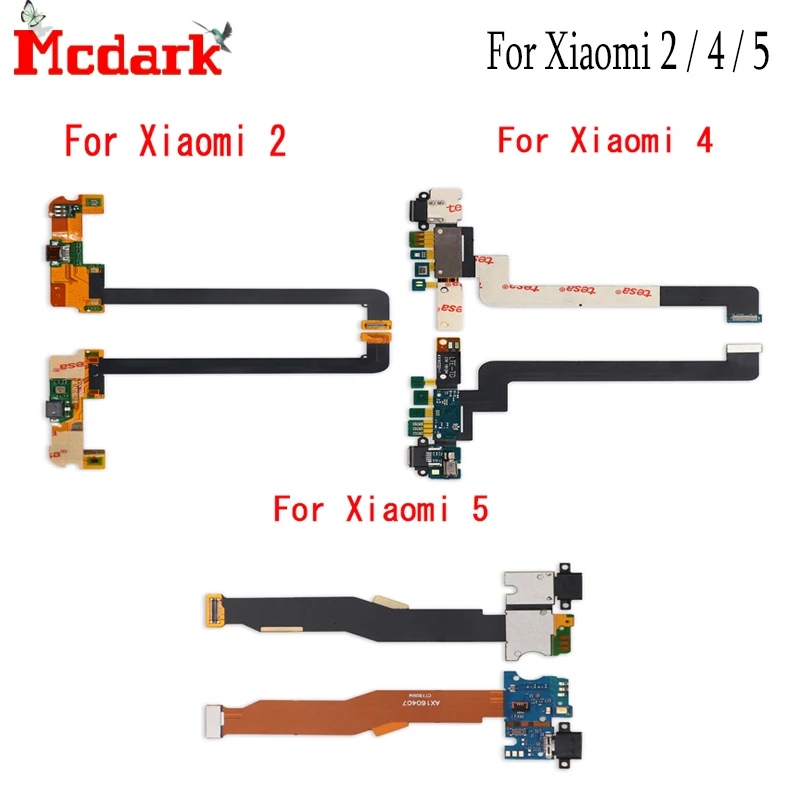 Mcdark для Xiaomi Mi4 Mi2 Usb зарядный порт печатная плата гибкий кабель док-разъем Запчасти