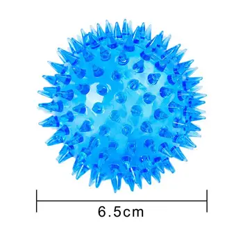 

Flashing Dog Ball For Games Kids Ball Led Pets Toys Jumping Joggle Crazy Football Children's Funny Colored Dog Toy Color Random