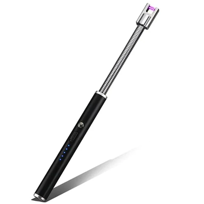 

SGODDE Portable KC8721 LED Battery USB Picnic Lighter Rotatable Plasma Arc Electric Stove Igniter Camping Hiking Accessories