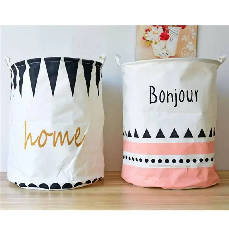 OUNONA 1 PC سلة الغسيل القطن و الكتان سلة الغسيل دلو القذرة صندوق تخزين ملابس سلة الحاويات المنظم للملابس OUNONA 1 PC سلة الغسيل القطن و الكتان سلة الغسيل دلو القذرة صندوق تخزين ملابس سلة الحاويات المنظم للملابس