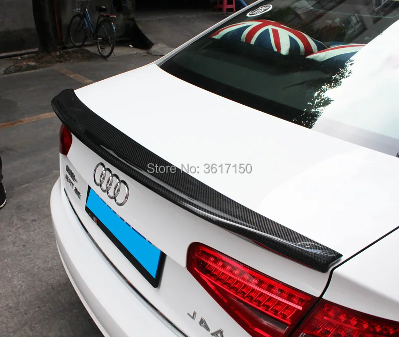 Предназначен для Audi A4 S4 B8.5 спойлера ДЛЯ багажника из углеродного