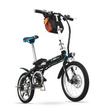 LANKELEISI 16 inch mini Foldable Electric Bicycle 36V lithium battery ebike Easy carry adult Electric bike