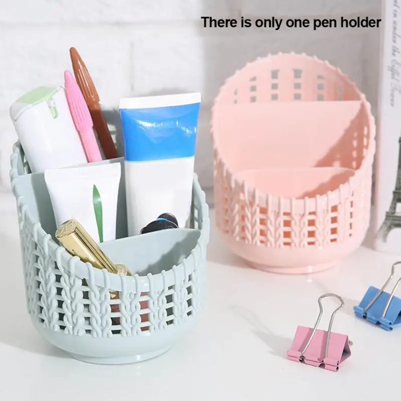 

Drop Ship 1PC Storage Organizer Hollow Pen Case Pencil Stand Container Stationary Study Round Pen Holders #0117