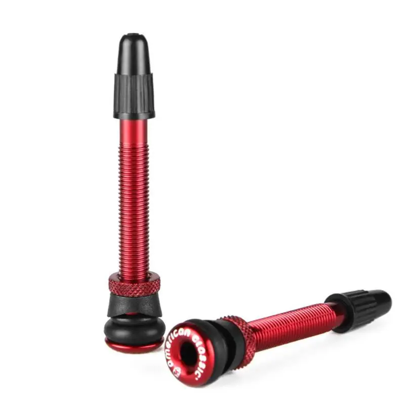58mm MTB الدراجة الطريق الألومنيوم موسع صمام ل دراجة لايحتاج الإطارات الإطارات دراجة أجزاء