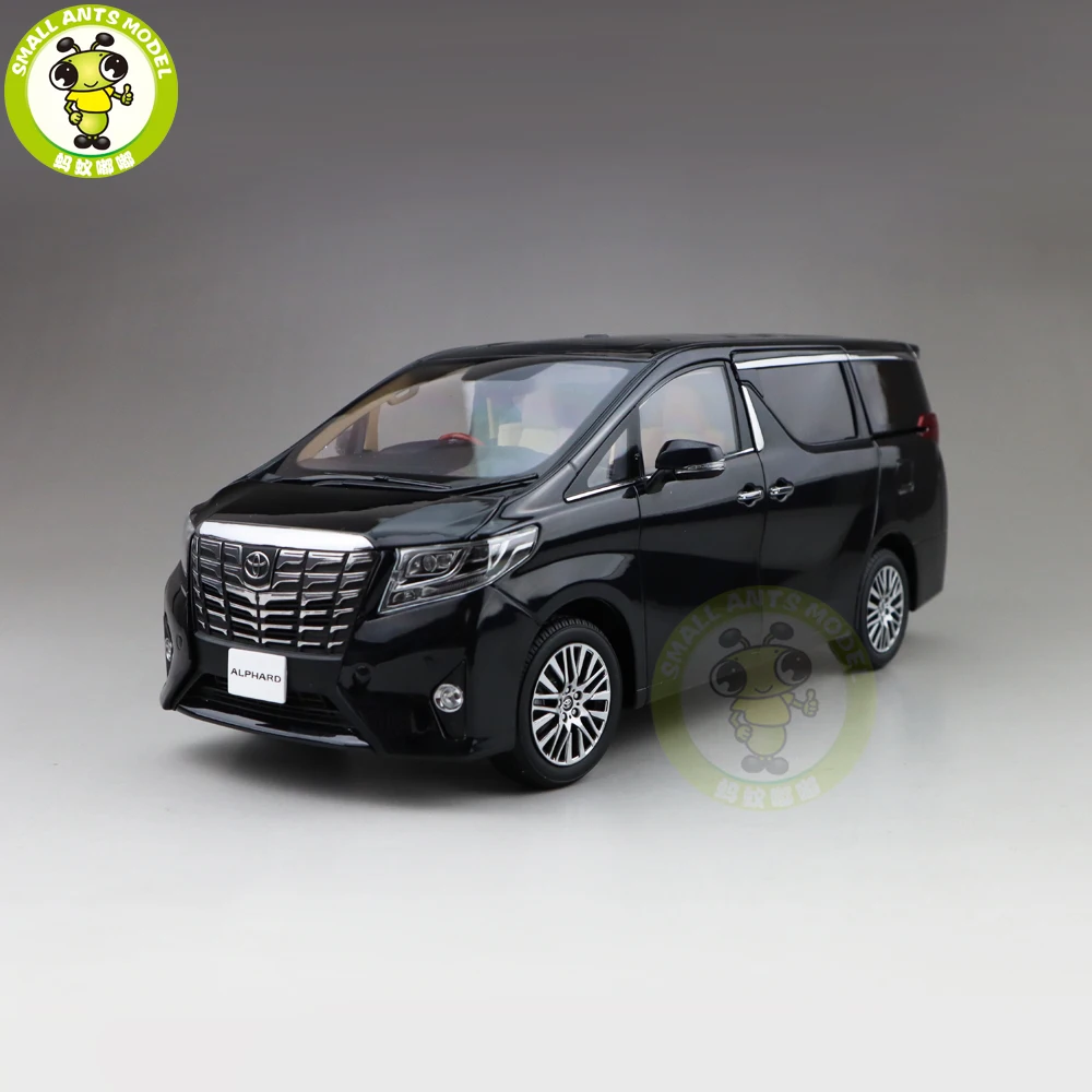 1/18 ALPHARD MPV литая под давлением Модель автомобиля игрушки дети мальчик девочка Подарочная коллекция черный