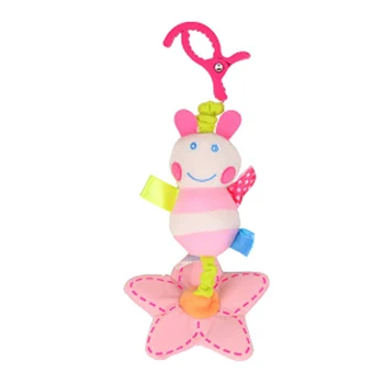 

Baby Stroller Hanging Toy Baby Bed Hanging Rattle Cartoon Butterfly Toy Fun Rattle Toy Plush Animal Pull Bell Sensory Toy Infant