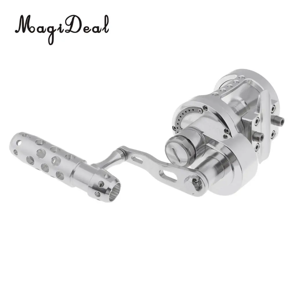 

MagiDeal Fishing Reels Level Wind Trolling Reel Conventional Jigging Reel for Saltwater Big Game Fishing Reels for Left Hand