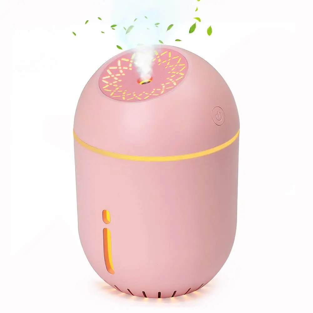 

350Ml Baby Humidifier, Usb Portable Air Humidifiers Purifier For Cars Office Bedroom, Mini Cool Air Humidifier With Filters, A