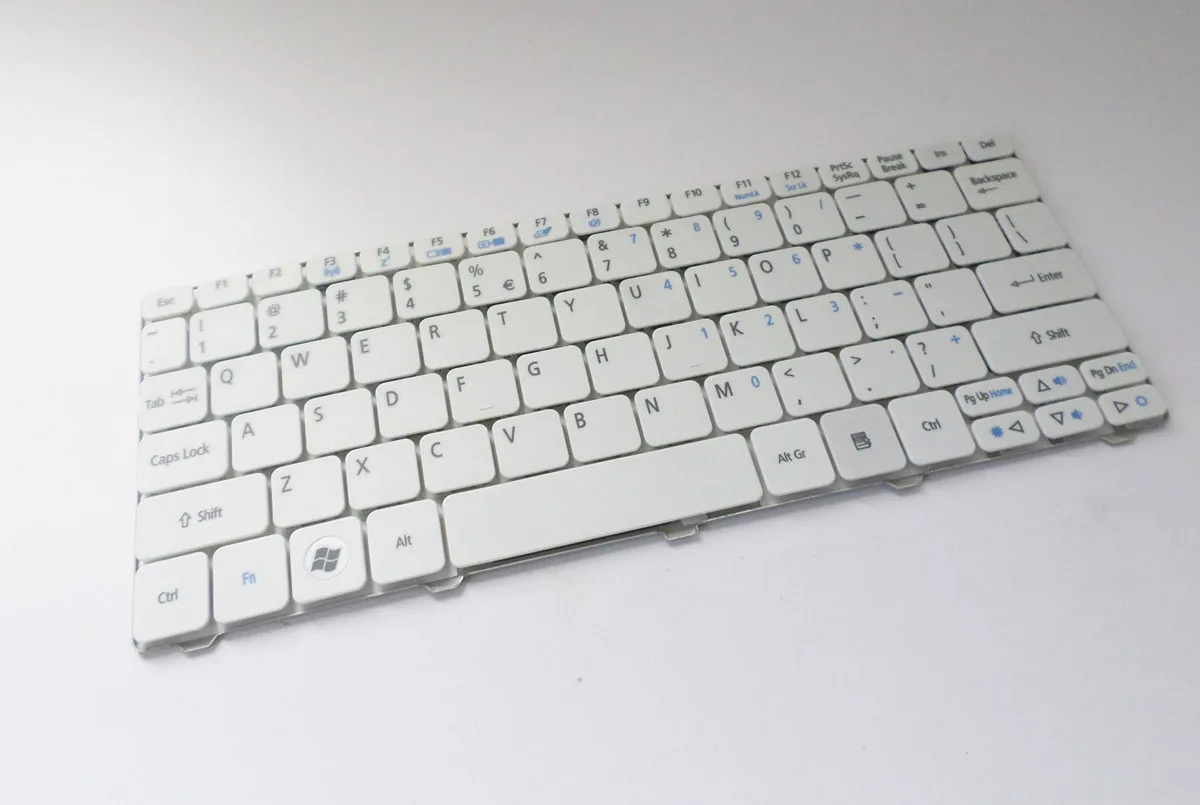 Клавиатура белая для ноутбука Acer Aspire ONE D255E AOD255E D255 AOD255 Emachine 350 eM350 NAV51 | Компьютеры и