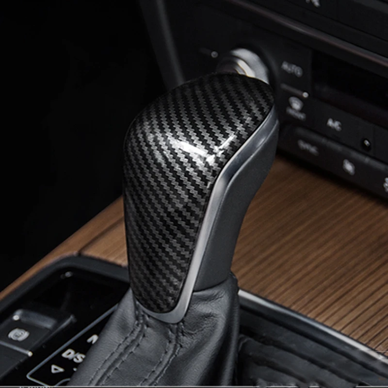 Автомобильный углеродного волокна Шестерни головы декоративное покрытие для Audi A3 A4 A5 A6 A7 Q5 Q7 S3 S6 S7