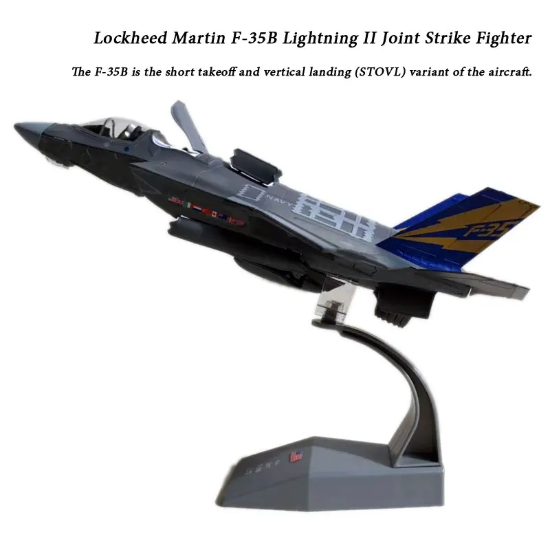 

3pcs/lot AMER 1/72 Scale Military Model Toys USAF F-35B Lightning II Joint Strike Fighter Diecast Metal Plane Model Toy