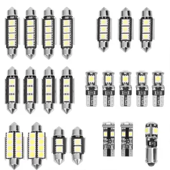 

23pcs/set T10 Festoon LED Canbus Car Interior Dome Reading Light License Plate Lamp Bulbs Multifuction Car Signal Lamp Lights