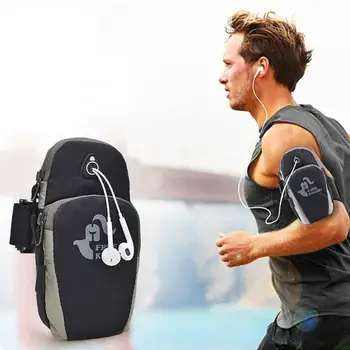 

Sports Jogging Gym Armband Running Bag Arm Wrist Band Hand Mobile Phone Case Holder Bag Outdoor Waterproof Nylon Hand Bag
