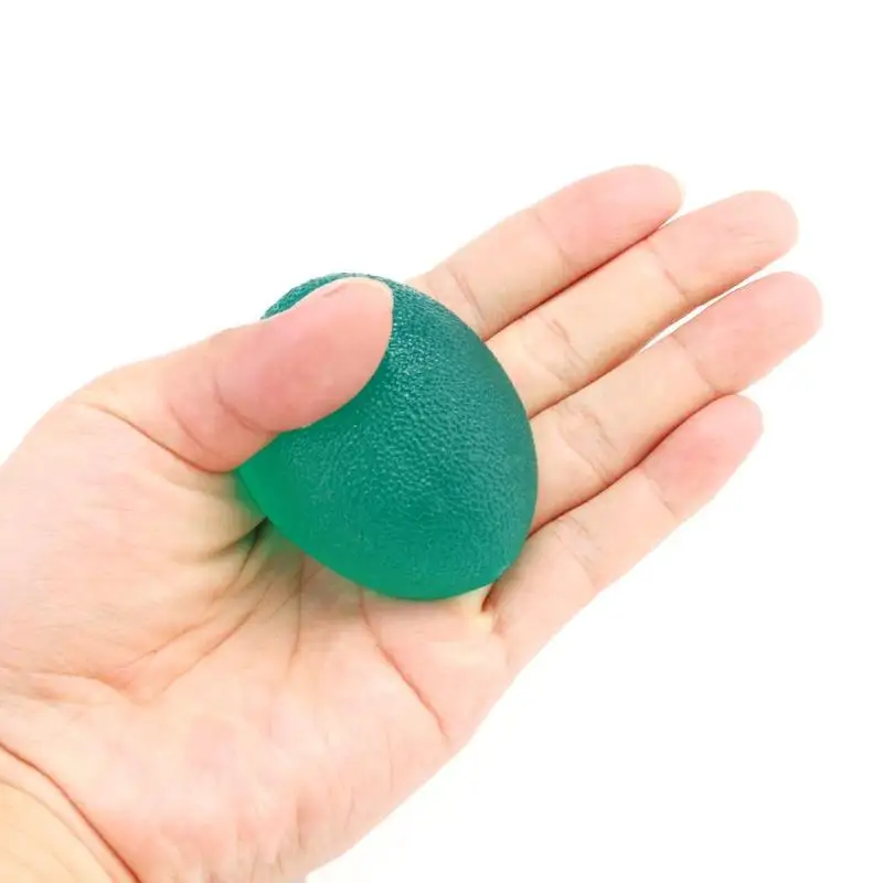 Массажный мяч из термопластичного каучука, силикагель, мягкий мячик в форме яйца, фитнес-тренажер для снятия стресса, для тренировки рук, расширитель для упражнений