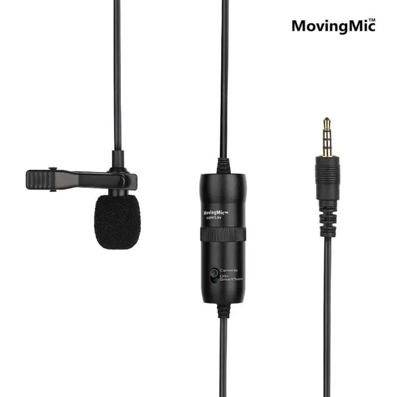 Lavalier-mikrofon 6 m Clip-auf Kragen Kondensator Revers Mic für Smartphone PC plug-in kann verwendet werden direkt bitte verwenden Schönheit Foto