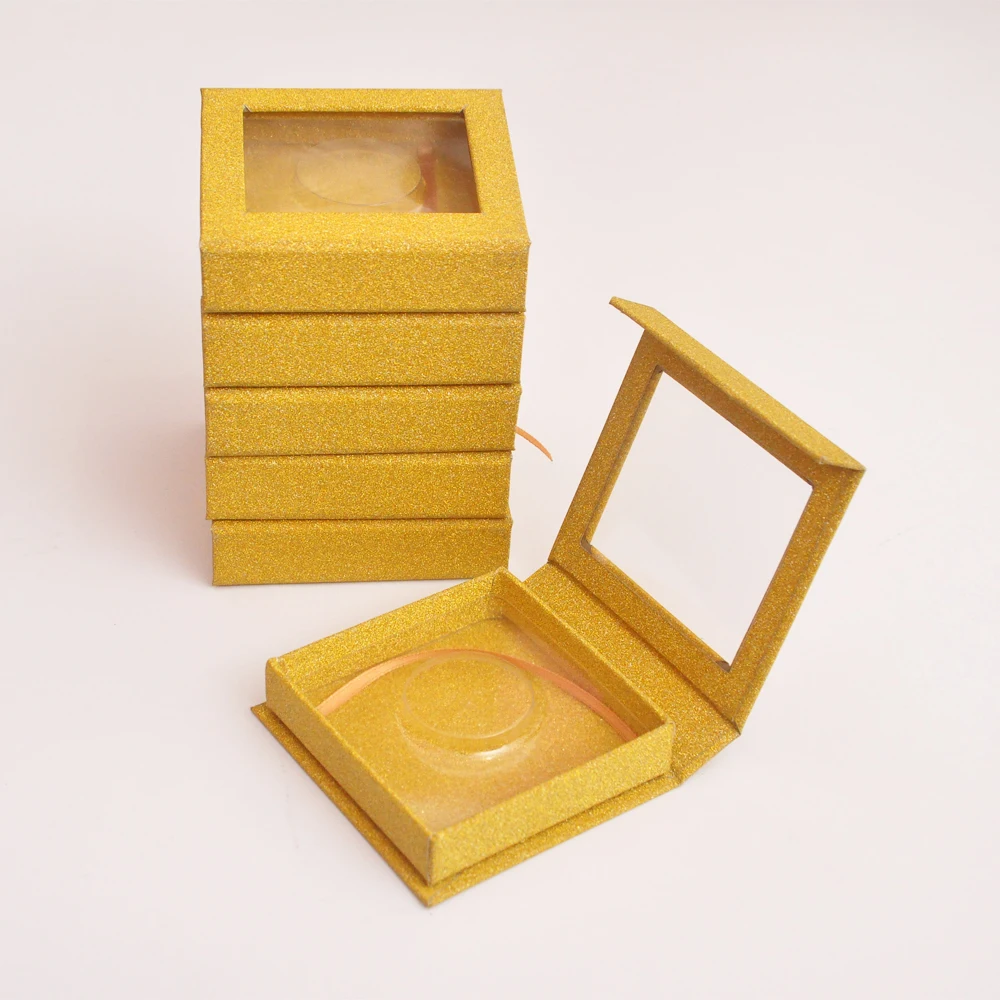 

20pcs square false eyelash packaging box custom your logo fake 3D mink eyelashes boxes faux cils lash strip case empty container