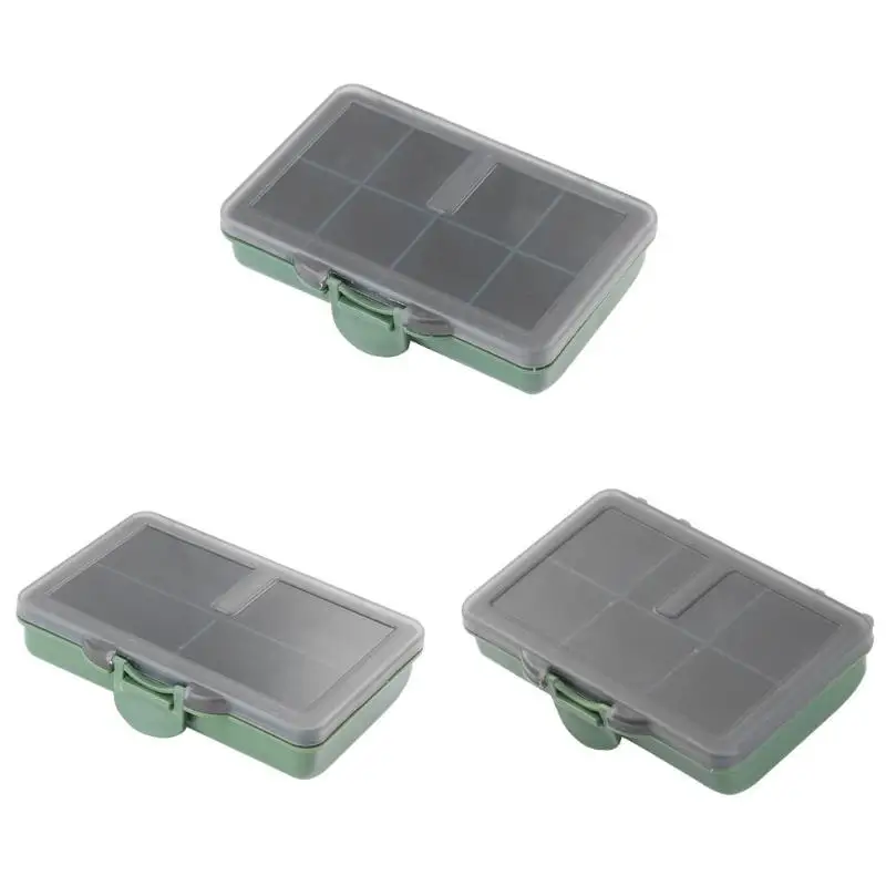 

8/6/4 Grid Fishing Tackles Container Plastic Fish Lure Storage Box Cases Organizer Spoon Hook Bait Tackle Box pesca Tools