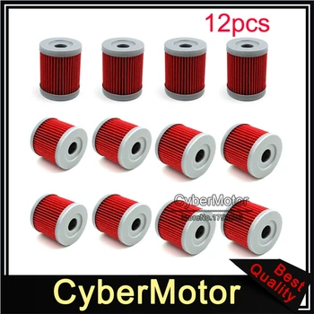 

12x Oil Fuel Cleaner Filter For K157FMI Sinnis Apache 125 125cc QM125GY