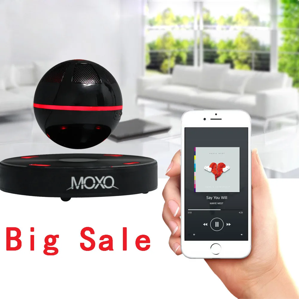 MOXO X 1 Магнитный динамик для левитации беспроводной bluetooth портативный 3D стерео