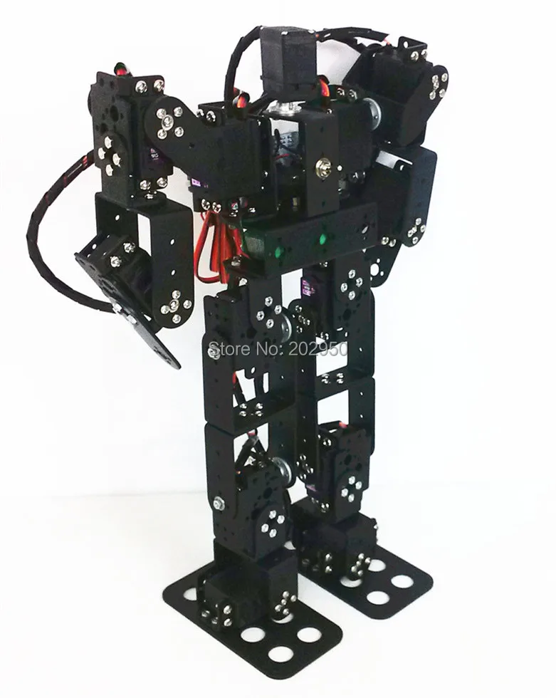 1 Набор 13 DOF Biped Роботизированный Обучающий робот сервопривод кронштейн комплект с серво рога не собранный для Arduino DIY