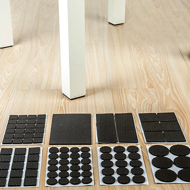 Adhesive Rubber Anti Skid Scratch DIY Resistant Furniture Feet Floor