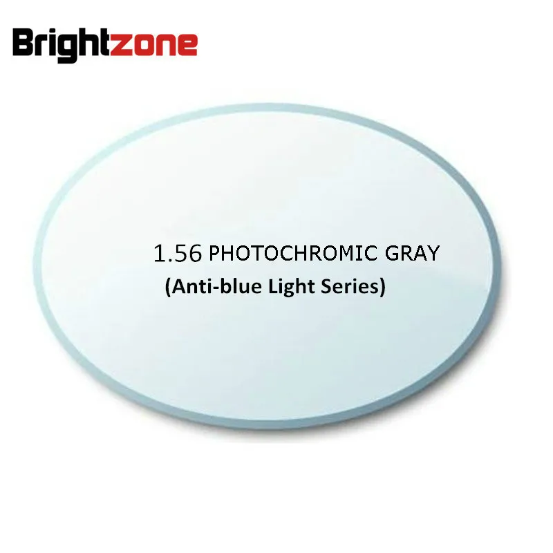 

1.56 Anti-blue Ray Photochromic Gray Computer Radiation UV Protection HC Anti-Reflective CR-39 Rx Eyeglasses Prescription Lenses