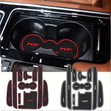 10 шт. авто аксессуары для межкомнатной двери резиновый нескользящий подстаканник держатель ворота Слот коврик для Jaguar XF 2011